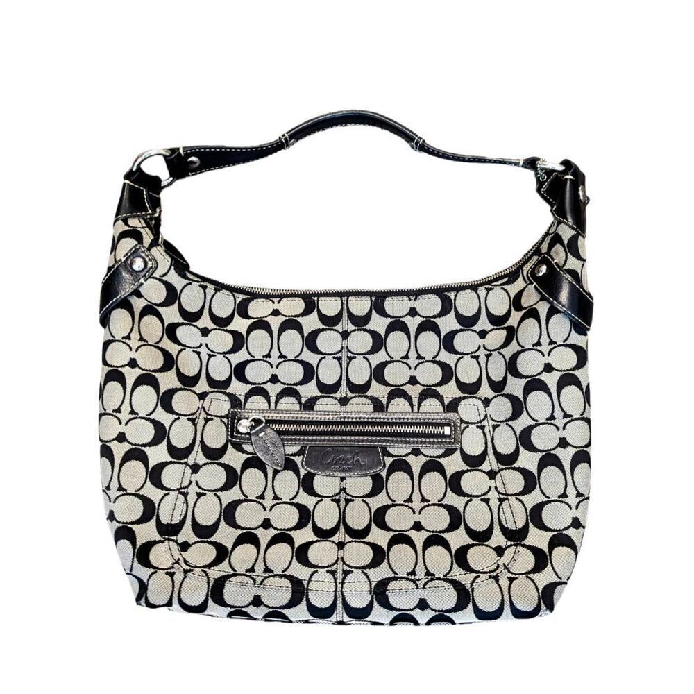 COACH Penelope Signature Canvas Hobo Bag